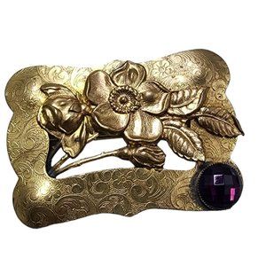 Antique Beautiful Victorian Sash Pin Brooch (A2598)